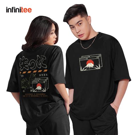 Infinitee Japanese Inspired Oversized T Shirt For Men Women Oversize