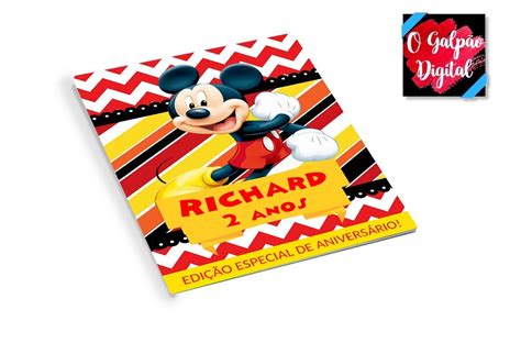 Revistinha De Colorir Mickey Elo Produtos Especiais