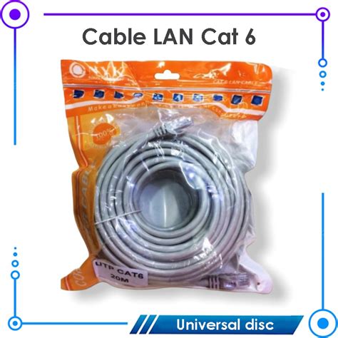 Jual Kabel LAN UTP Cat 6 20M NYK Kabel LAN 20M Kabel UTP 20M