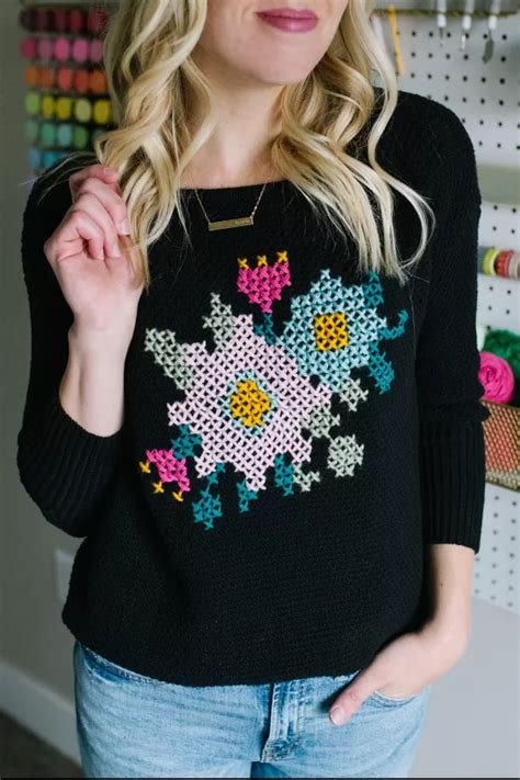 This Diy Embellished Sweater Project Was Originally Created For Darice