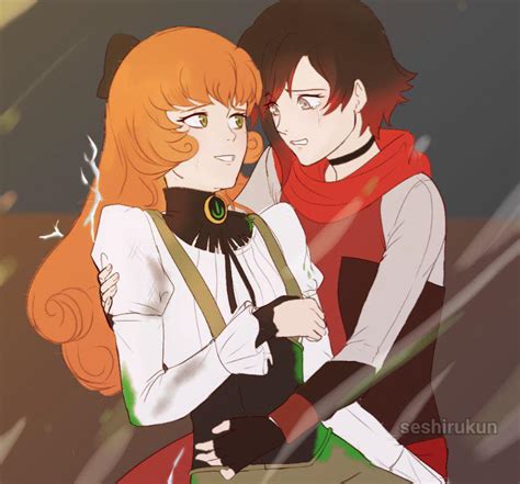 Penny And Ruby 🧡 ️ Art By Seshirukun1 On Twitter R Rwby