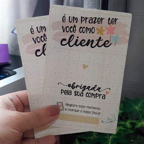 Folhetos Agradecimento Cliente Voc Como Cliente Elo