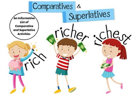 An Informative List Of Comparative And Superlative Activities