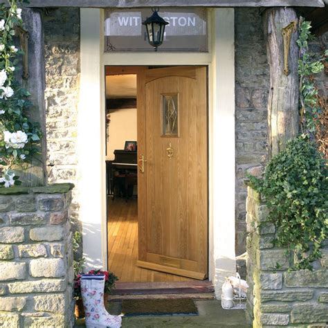 Cottage Oak Triple Glazed External Door Howdens Joinery