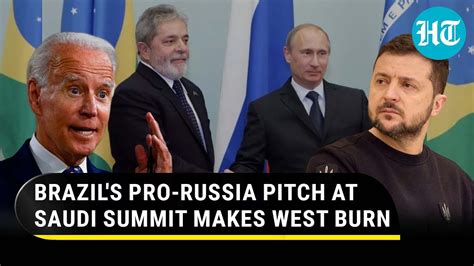 Brazil Scolds U S Led West At Ukraine Peace Summit In Saudi Real