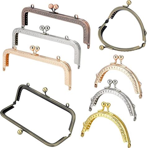 Metal Purse Frame Retro Kiss Clasp Lock Clutch Frames For DIY Crafts