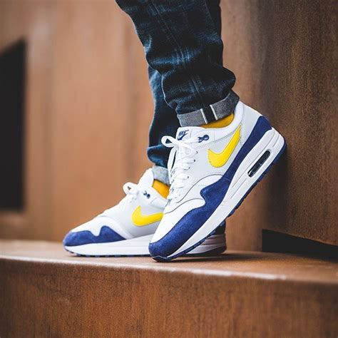 Nike Air Max 1 Tour Yellow Blue Recall Credit 43einhalb Sneakers