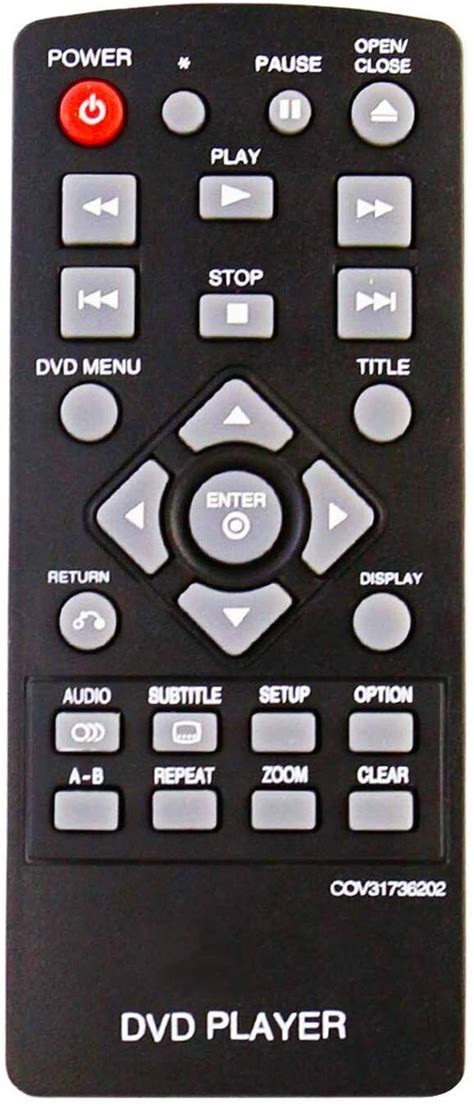 COV31736202 Remote Control For LG DVD Player Dp132 Dp132nu For Sale