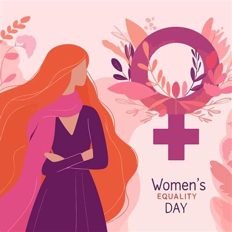 Premium Vector Flat Illustration For Womens Equality Day