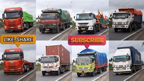 Truk Trailer Gandeng Kontener And Tronton Faw Jh6 Nissan Diesel Fuso