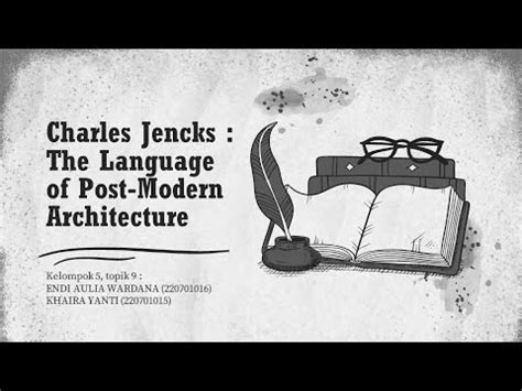 Charles Jencks The Language Of Post Modern Architecture YouTube