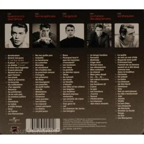 Jaques Brel Les Plus Belles Chansons Baneuil Musique Cd