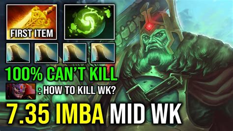 7 35 Op Mid Wk Unlimited Skeleton Army First Item Radiance 100 Unkillable Raid Boss Dota 2