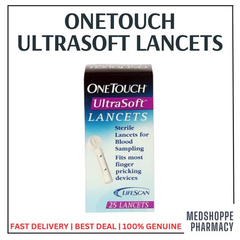 Onetouch Ultrasoft Lancets S Shopee Malaysia