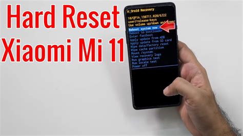 Hard Reset Xiaomi Mi 11 Factory Reset Remove Pattern Lock Password