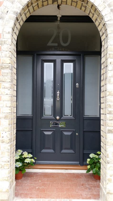 Frosted Glass Front Doors Image