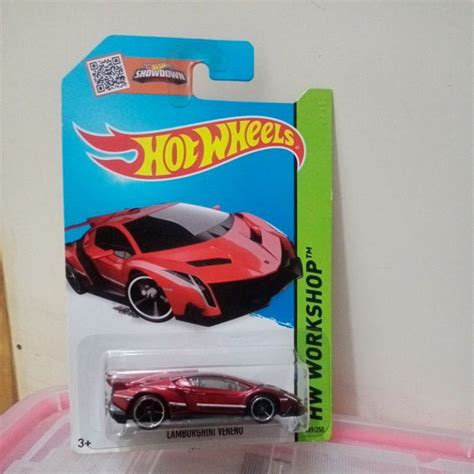 Jual Hot Wheels Lamborghini Veneno Merah Shopee Indonesia