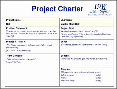 5 Project Charter Template Word - SampleTemplatess - SampleTemplatess