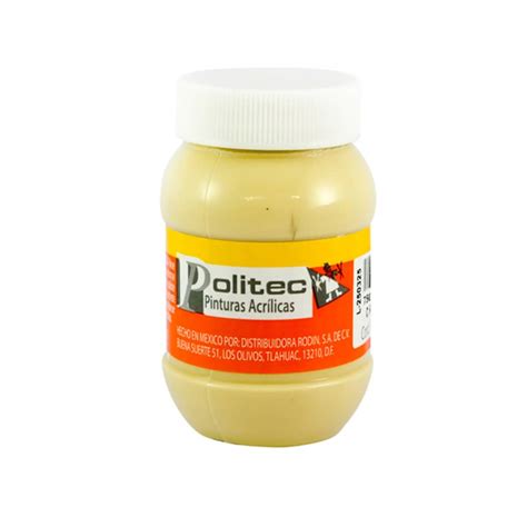 Pintura acrílica Politec L300 100 ml varios colores La Esfera del