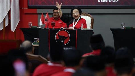 Megawati Minta Kader Pdip Disiplin Solid Dan Bergerak Bersama Rakyat