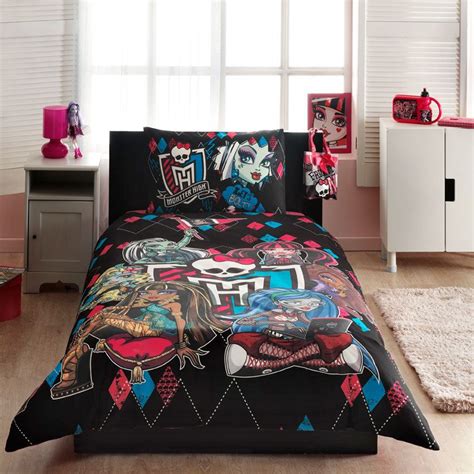 Monster High Bedding Set Single By Baharhometextile On Etsy Bedroom