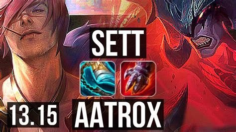 Sett Vs Aatrox Top 6 Solo Kills 611 800k Mastery Na Diamond