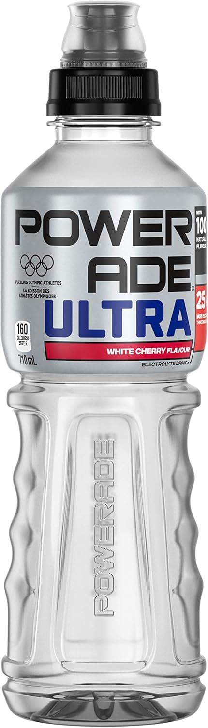 Powerade Ultra White Cherry 710ml Bottles Pack Of 12 Amazonca