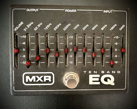 M108 10 Band Graphic Eq Mxr M108 10 Band Graphic Eq Audiofanzine