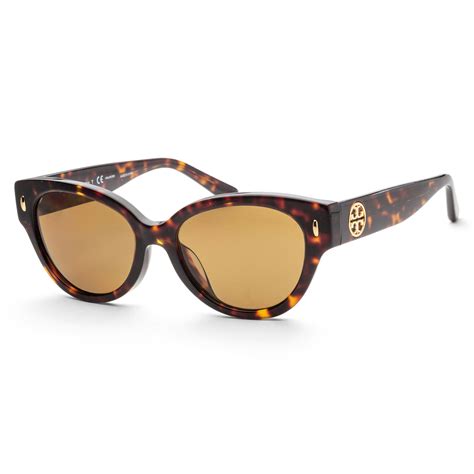 Tory Burch Womens 52mm Dark Tortoise Sunglasses Ty7168u 172883 Ebay