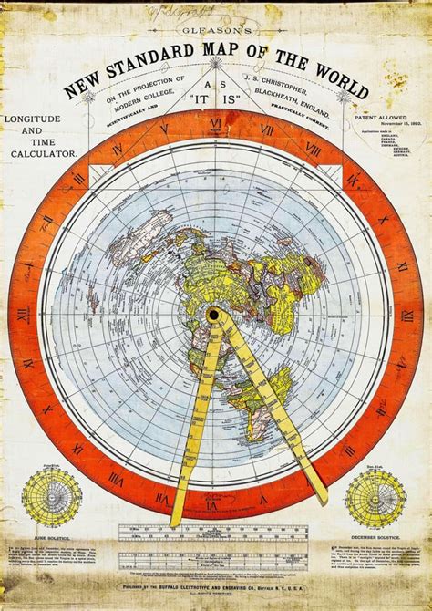 Gleason S New Standard Map Of The World Mapporn