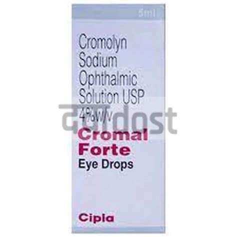 Cromal Forte Eye Drop 5ml Upto 10 00 Off DawaaDost