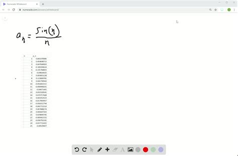 Solved Use A Cas To Perform The Following Steps For The Sequences A Calculate And Then Plot