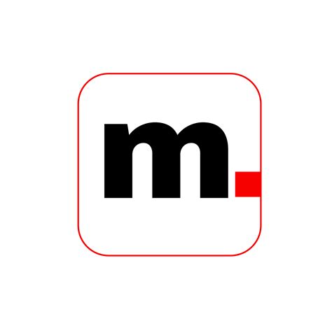 M company name initial letter icon. M brand logo. 20292249 Vector Art ...