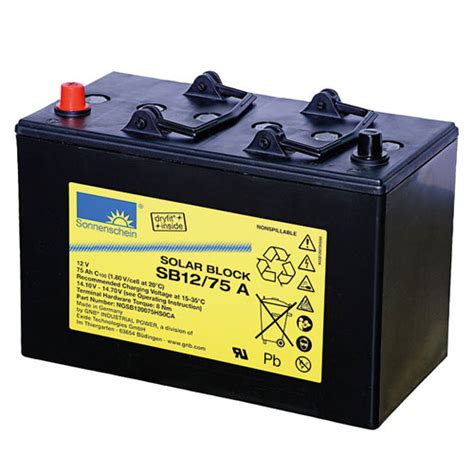 Battery Exide Dryfit Solar Block SB12 60Ah Wholesale Solar Distributor UK