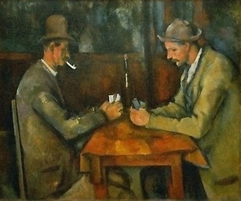 A Arte No Mundo Fran A The Card Players Paul C Zanne