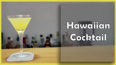 Como Hacer El Coctel Hawaiian Coctel Bartender En Casa YouTube