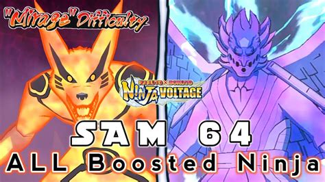 SAM 64 Mirage Master ALL Special Ninja VS Kurama Perfect Susano O