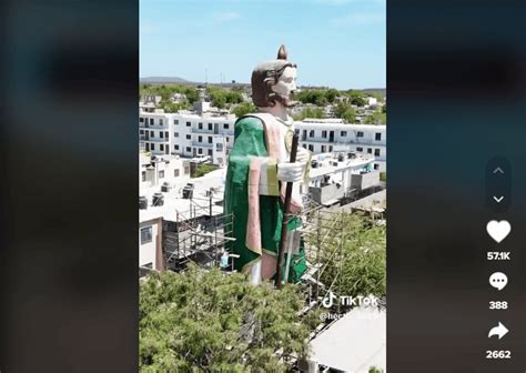 Estatua Gigante De San Judas Tadeo Sorprende Y Se Vuelve Viral En