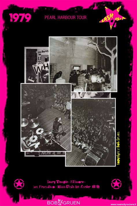 The Clash Photographies Geary Temple Fillmore San Francisco 1979 02 08 Bob Gruen 1