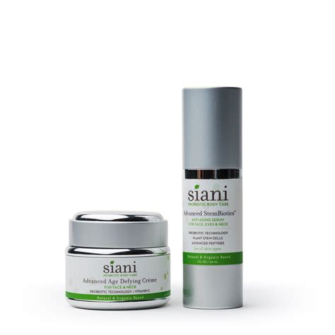 Natural Probiotic Advanced Anti-Aging Skin Care Duo | Siani Probiotic Care