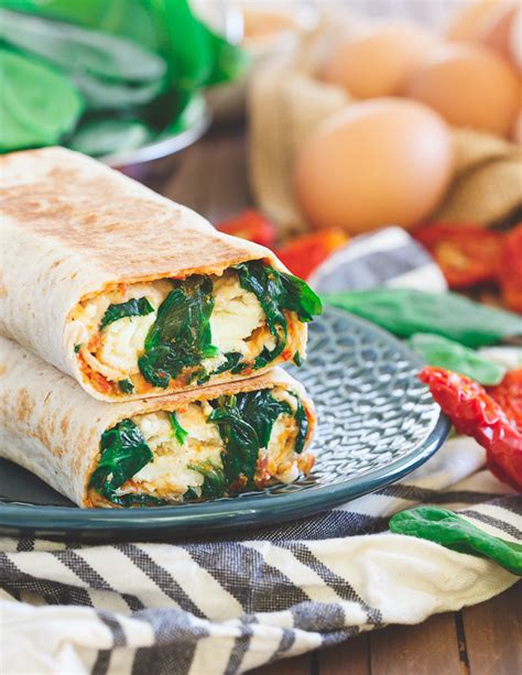 Homemade Starbucks Spinach & Feta Breakfast Wrap