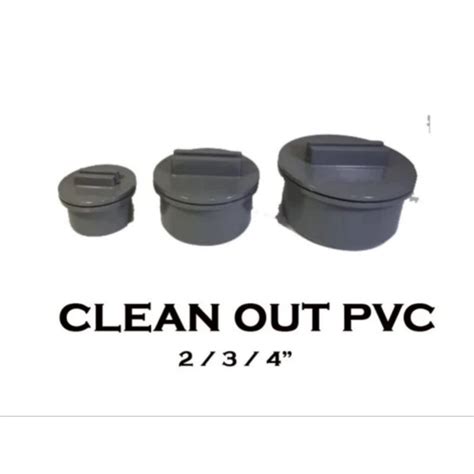 Jual Clean Out CO Cap Dop Tutup Drat 2 3 4 Inch Pipa PVC Plastik