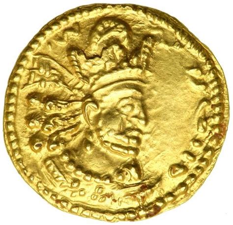 Ancient Gold Dinar From Kingdom Of Sasania