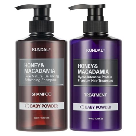Snapklik.com : KUNDAL Natural Shampoo And Conditioner Set Baby Powder