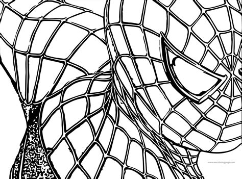 Маска человека паука раскраска - 78 фото