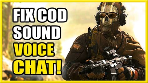 How To Fix Voice Chat Sound Not Working In Cod Modern Warfare Easy