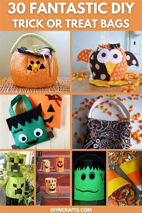 30 Diy Trick Or Treat Bags You Can Make Easily For Halloween Artofit