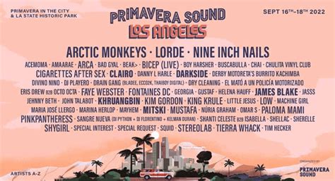 Primavera Sound Los Angeles Is Here Oc Music News