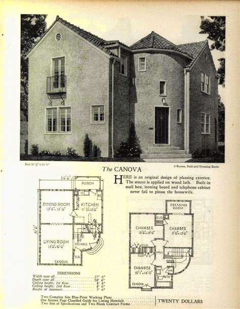 Art Deco House Plans ~ Deco Plans House Moderne Casa Vintage Modern ...