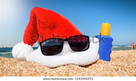 Funny Santa Beach Sunscreen Stock Photos - 1 Images | Shutterstock